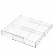 Make up Storage, Expandable, THE HOME EDIT ANGELD ORGANIZER, 17,1 till 33 cm, Clear Make up Storage, Expandable, THE HOME EDIT ANGELD ORGANIZER, 17,1 till 33 cm, Clear