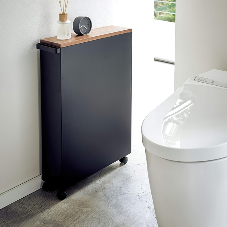 Narrow storage trolley, TOWER ROLLING SLIM CART, 13 x 47,5 x H 68 cm in the group Storage / Kitchen storage at SmartaSaker.se (42653)