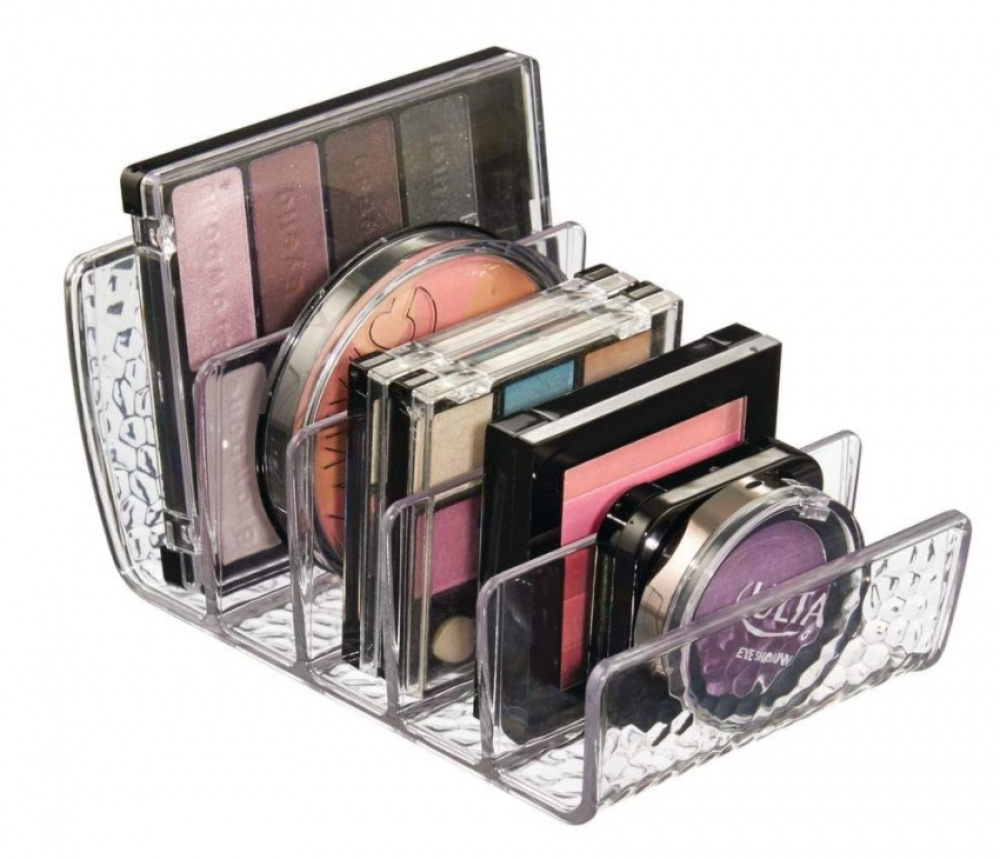 Make-up organizer, 5 compartments, RAIN COSMETIC PALETTE, 10 x 15 x H 7,6 cm, Transparent in the group Storage / Bathroom storage / Makeup storage at SmartaSaker.se (42664)