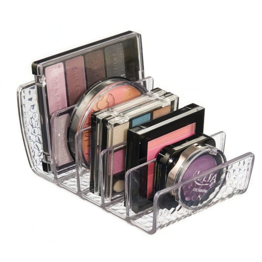 Make-up organizer, 5 compartments, RAIN COSMETIC PALETTE, 10 x 15 x H 7,6 cm, Transparent in the group Storage / Bathroom storage / Makeup storage at SmartaSaker.se (42664)