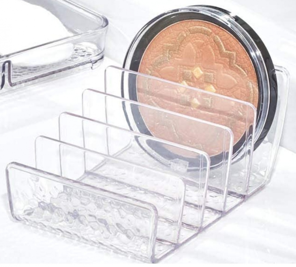 Make-up organizer, 5 compartments, RAIN COSMETIC PALETTE, 10 x 15 x H 7,6 cm, Transparent in the group Storage / Bathroom storage / Makeup storage at SmartaSaker.se (42664)