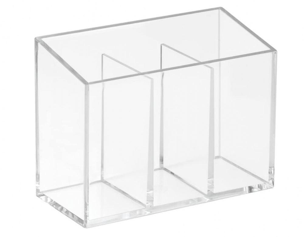Divided caddy, COUNTER TOP ORGANISER, Transparent in the group Storage / Bathroom storage / Makeup storage at SmartaSaker.se (42667)