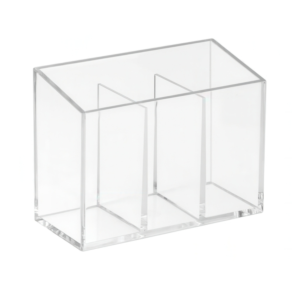 Divided caddy, COUNTER TOP ORGANISER, Transparent in the group Storage / Bathroom storage / Makeup storage at SmartaSaker.se (42667)
