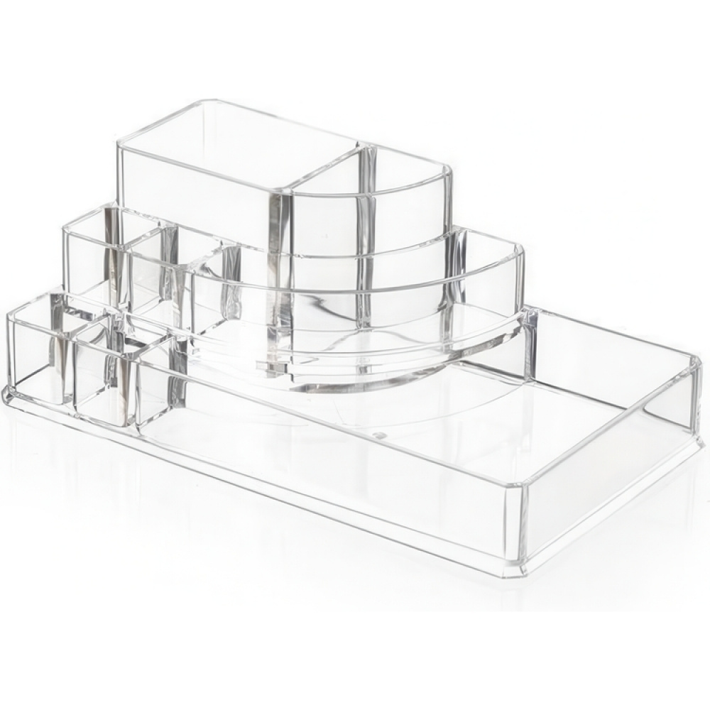Make up organizer, SELENA ORGANISEUR MAQUILLAGE, 17,3 x 6,6 x H 9,4 cm, Clear in the group Storage / Bathroom storage / Makeup storage at SmartaSaker.se (42670)