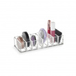 Make-up organizer, 8 compartments, LIVING, 22 x 8,7 x H 4,5 cm, Clear acrylic Make-up organizer, 8 compartments, LIVING, 22 x 8,7 x H 4,5 cm, Clear acrylic