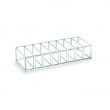 Make-up organizer, 8 compartments, LIVING, 22 x 8,7 x H 4,5 cm, Clear acrylic Make-up organizer, 8 compartments, LIVING, 22 x 8,7 x H 4,5 cm, Clear acrylic