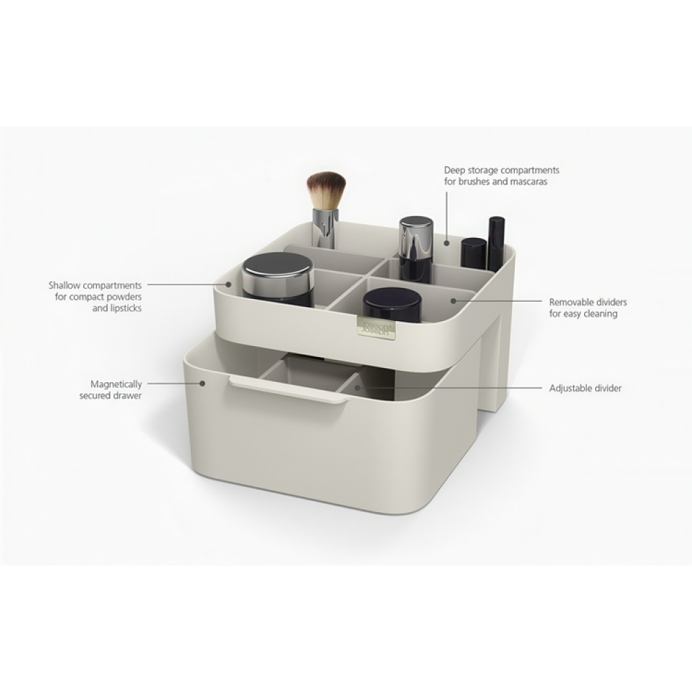 Organizer, VIVA MEDIUM COSMETIC ORGANISER, Joseph Joseph, Shell in the group Storage / Bathroom storage / Makeup storage at SmartaSaker.se (42676)