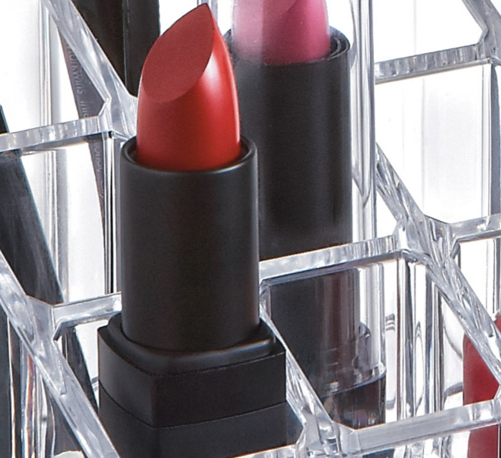 Make up organiser, Small, LIVING, 9 x 9 x h:6,5 cm, Clear in the group Storage / Bathroom storage / Makeup storage at SmartaSaker.se (42679)