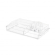Make up organizer with handels, Large, MY PRETTY ORGANISER, 35 x 20,5 x H 7,5 cm, Clear 