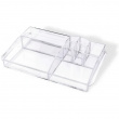 Make up organizer with handels, Large, MY PRETTY ORGANISER, 35 x 20,5 x H 7,5 cm, Clear 