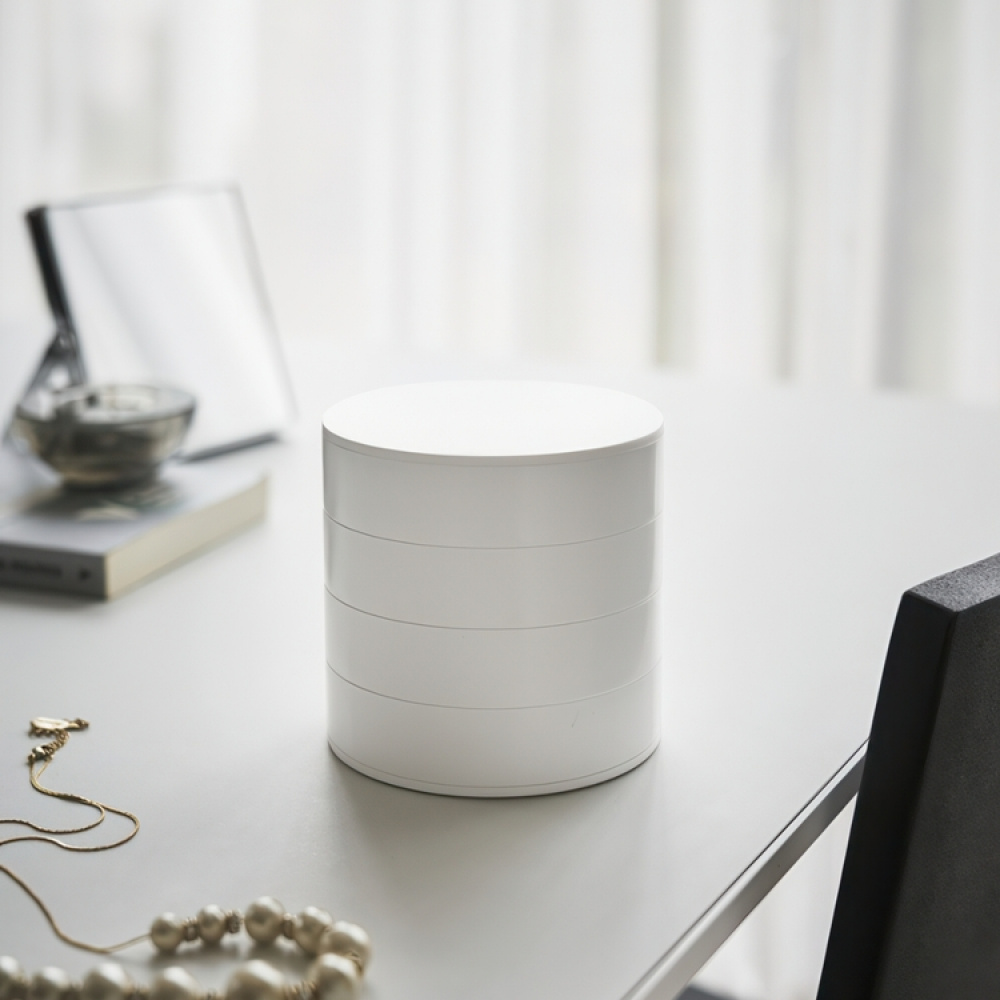 Jewelry box / storage box, TOWER ACCESSORIES TRAY, Yamazaki, White in the group Storage / Bedroom storage / Jewelry storage at SmartaSaker.se (42683)