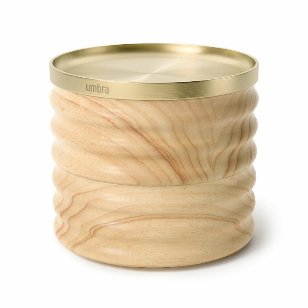 Jewelry box, Round, TESORA WOOD , Ø 13 cm, Umbra in the group Storage / Bedroom storage / Jewelry storage at SmartaSaker.se (42685)