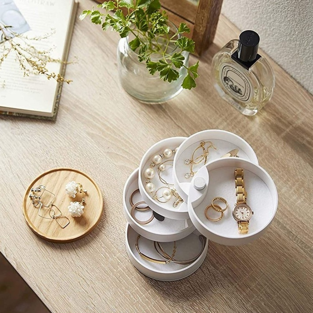 Jewelry box, 5-Tier, TOSCA JEWELRY BOX, Yamazaki, White / Nature in the group Storage / Bedroom storage / Jewelry storage at SmartaSaker.se (42687)