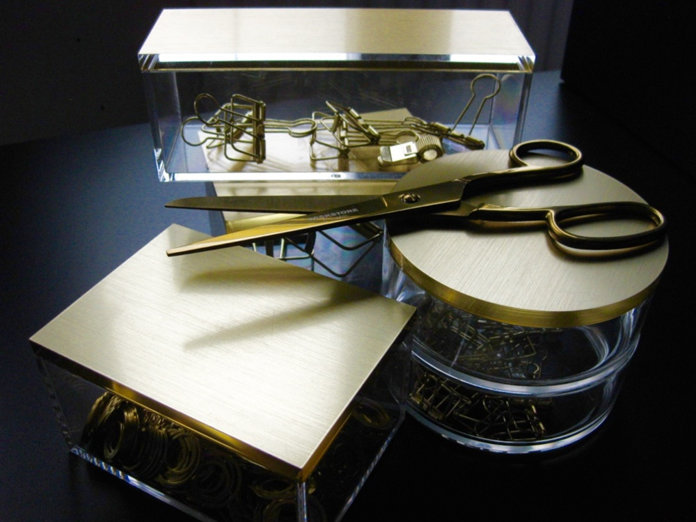 Jewellery Box, Rectangular, GOLD CHEST, 12 x 8,5 x H 7 cm , Clear / Gold in the group Storage / Bedroom storage / Jewelry storage at SmartaSaker.se (42689)