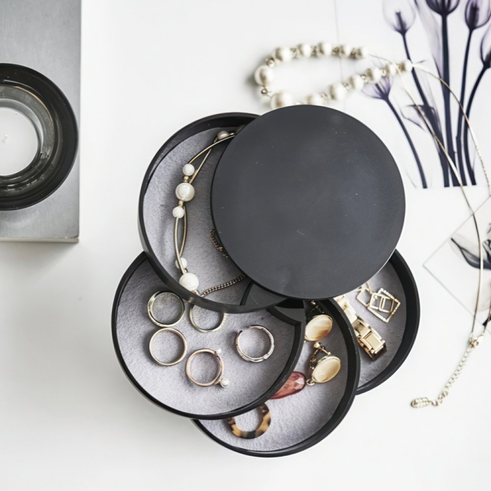 Jewelry box TOWER ACCESSORIES TRAY, Yamazaki, Black in the group Storage / Bedroom storage / Jewelry storage at SmartaSaker.se (42692)