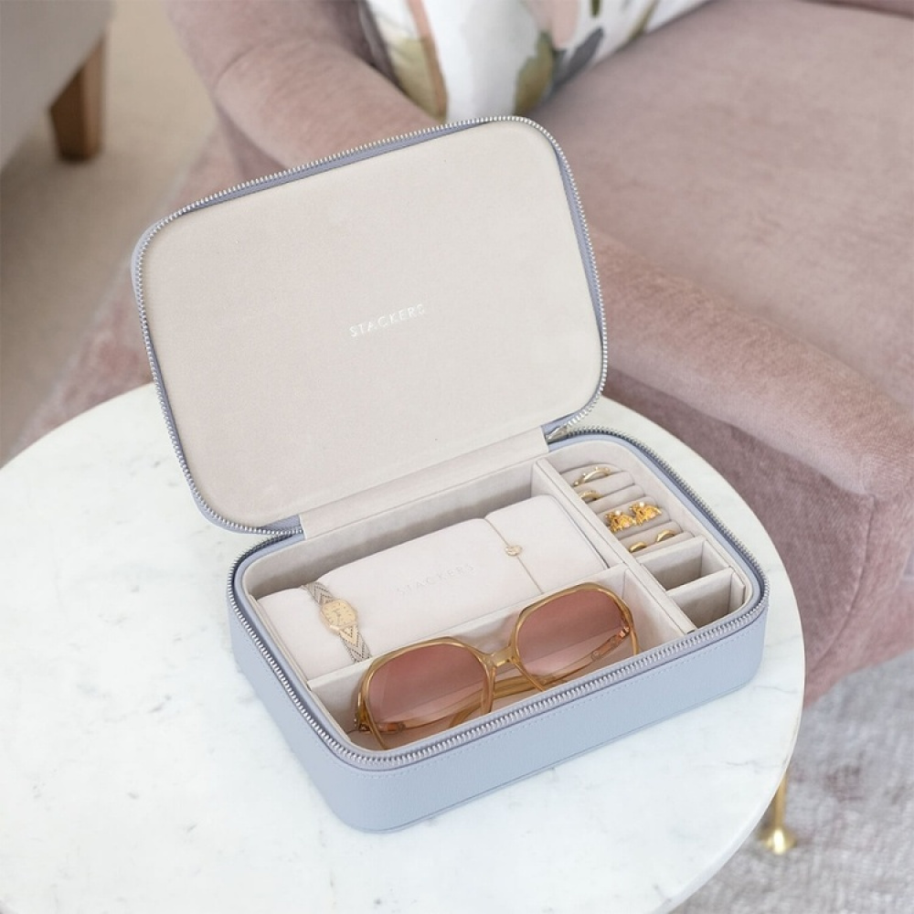 Travel Jewellery Accessories Box, STACKERS, 16 x 23,5 x H 5,5 cm in the group Storage / Bathroom storage / Makeup storage at SmartaSaker.se (42693)