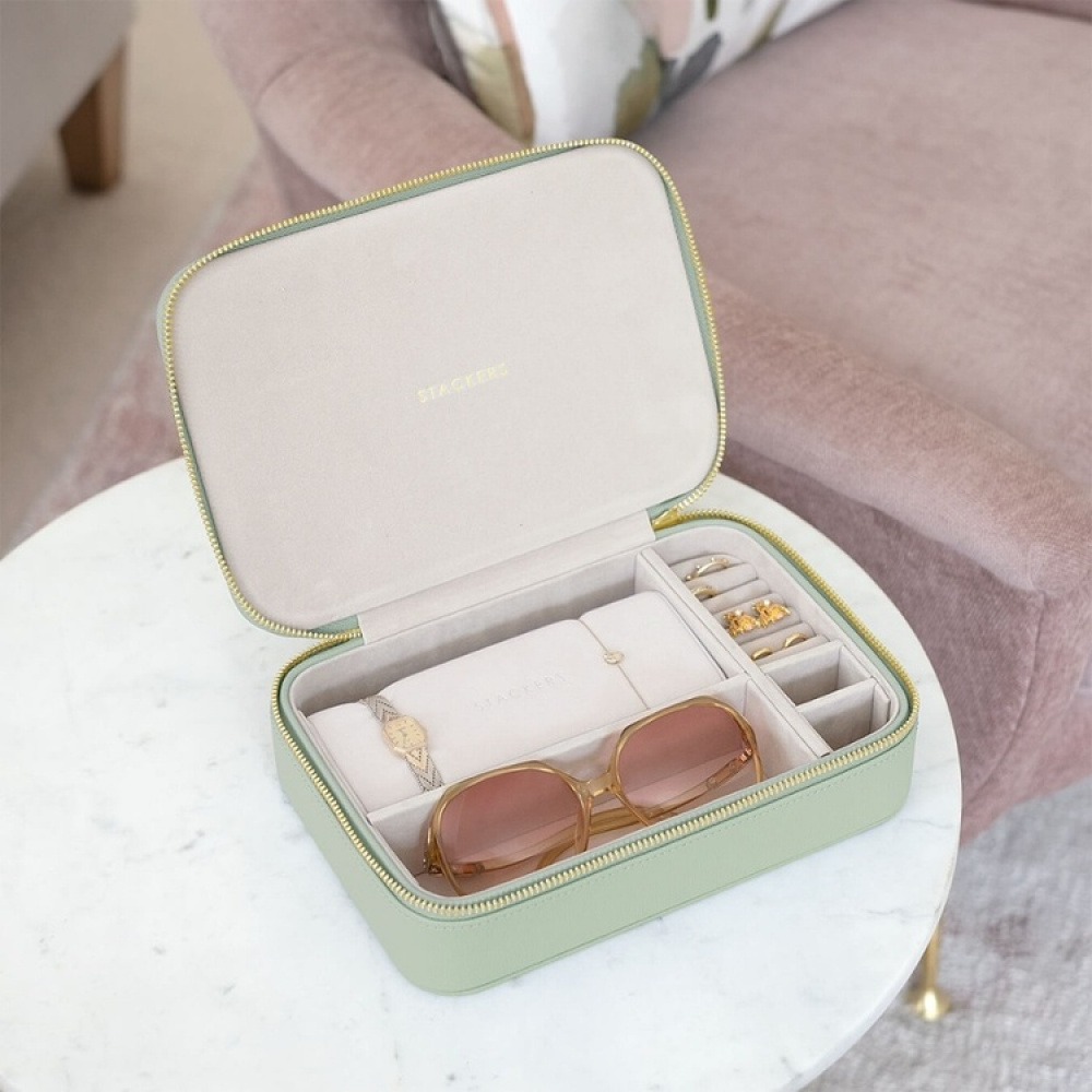 Travel Jewellery Accessories Box, STACKERS, 16 x 23,5 x H 5,5 cm in the group Storage / Bathroom storage / Makeup storage at SmartaSaker.se (42693)