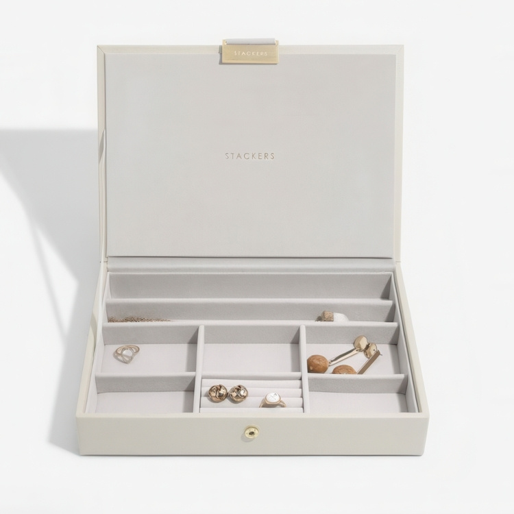 Jewellery Box, CLASSIC STACKERS, 25 x 18 x H 4 cm in the group Storage / Bedroom storage / Jewelry storage at SmartaSaker.se (42694)