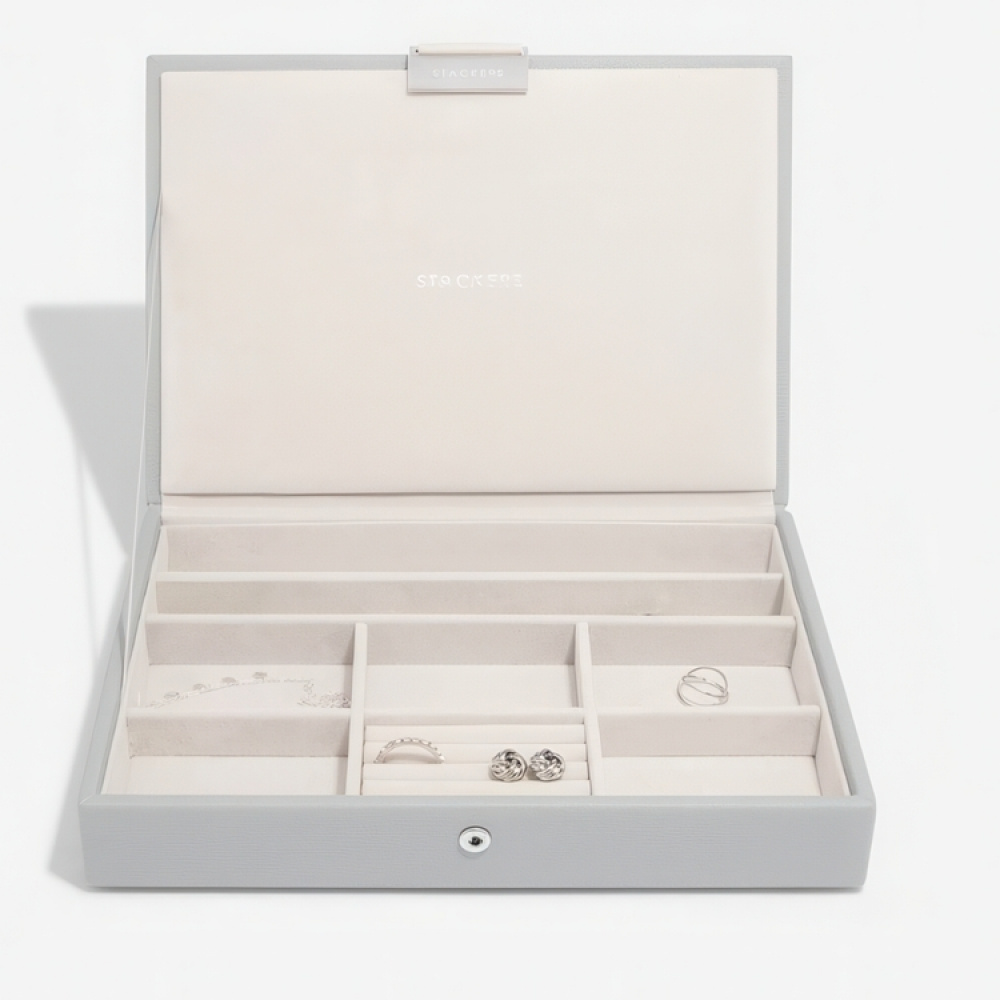 Jewellery Box, CLASSIC STACKERS, 25 x 18 x H 4 cm in the group Storage / Bedroom storage / Jewelry storage at SmartaSaker.se (42694)