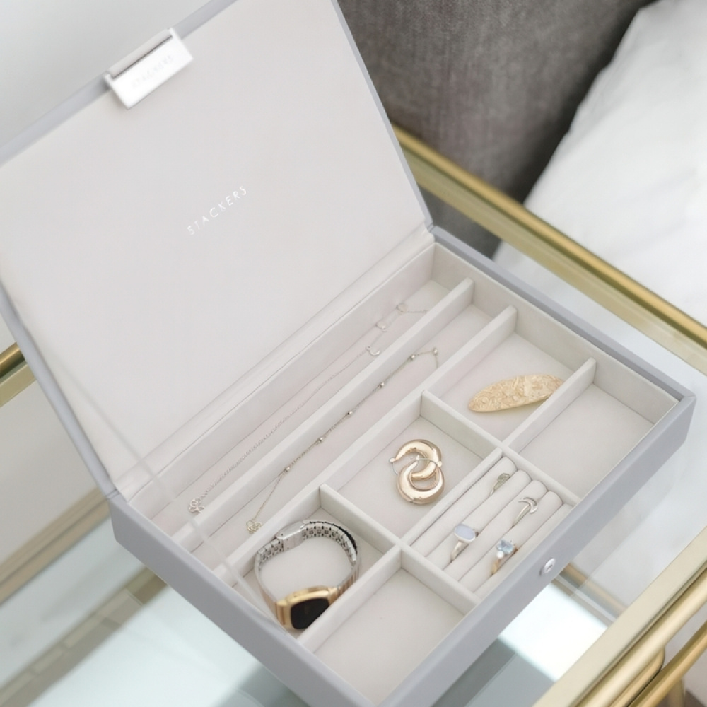 Jewellery Box, CLASSIC STACKERS, 25 x 18 x H 4 cm in the group Storage / Bedroom storage / Jewelry storage at SmartaSaker.se (42694)