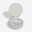 Travel Jewellery Box, Round, STACKERS, Ø 12 x H 4,5 cm, Pebble Grey Travel Jewellery Box, Round, STACKERS, Ø 12 x H 4,5 cm, Pebble Grey