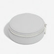 Travel Jewellery Box, Round, STACKERS, Ø 12 x H 4,5 cm, Pebble Grey Travel Jewellery Box, Round, STACKERS, Ø 12 x H 4,5 cm, Pebble Grey