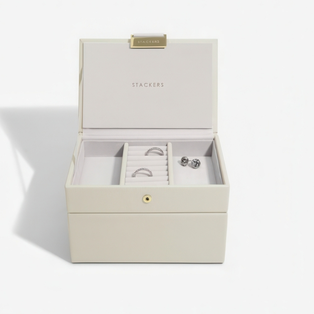 Jewellery Box, 2 layer, MINI STACKERS, 18 x 12,5 x H 11,5 cm in the group Storage / Bathroom storage / Makeup storage at SmartaSaker.se (42704)