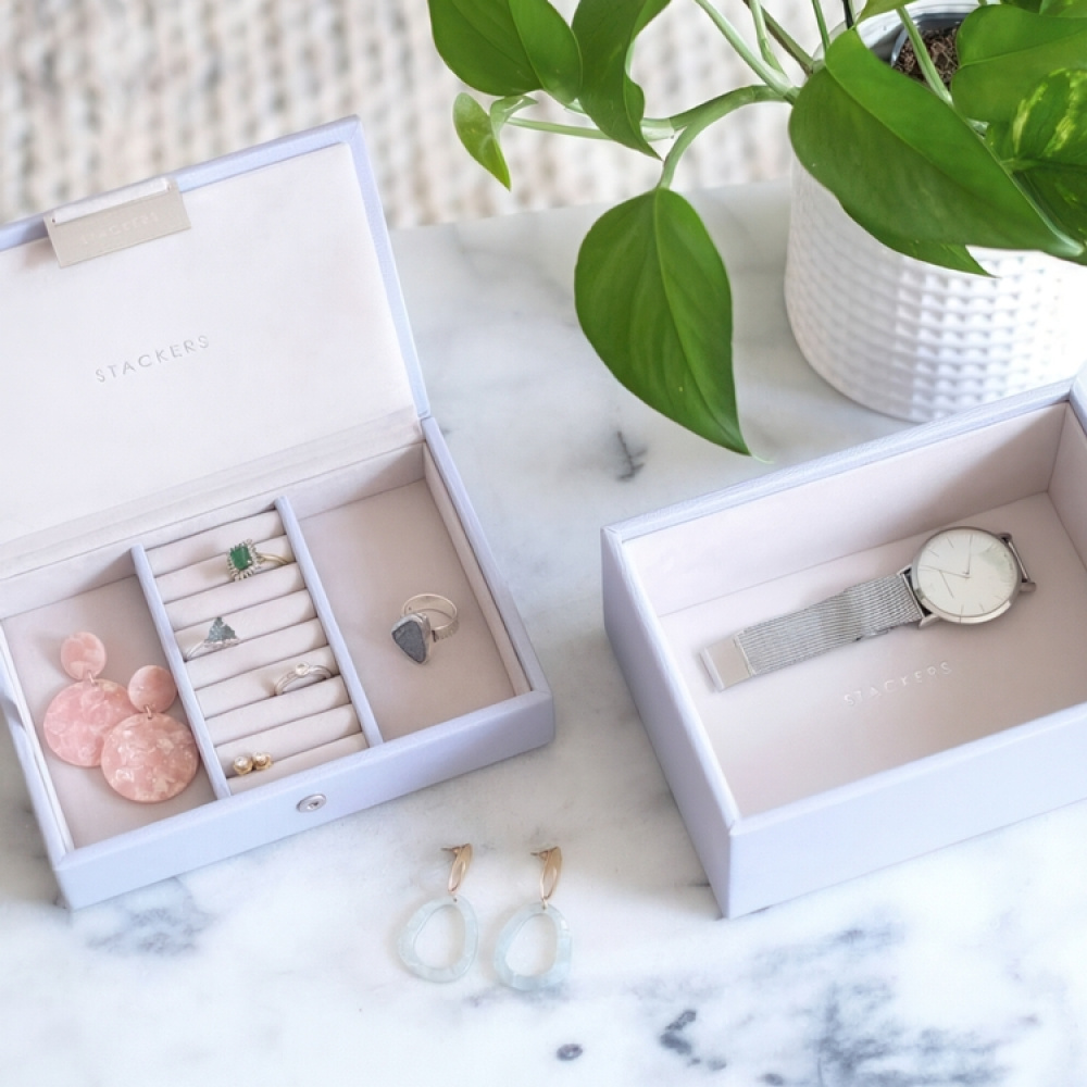 Jewellery Box, 2 layer, MINI STACKERS, 18 x 12,5 x H 11,5 cm in the group Storage / Bathroom storage / Makeup storage at SmartaSaker.se (42704)