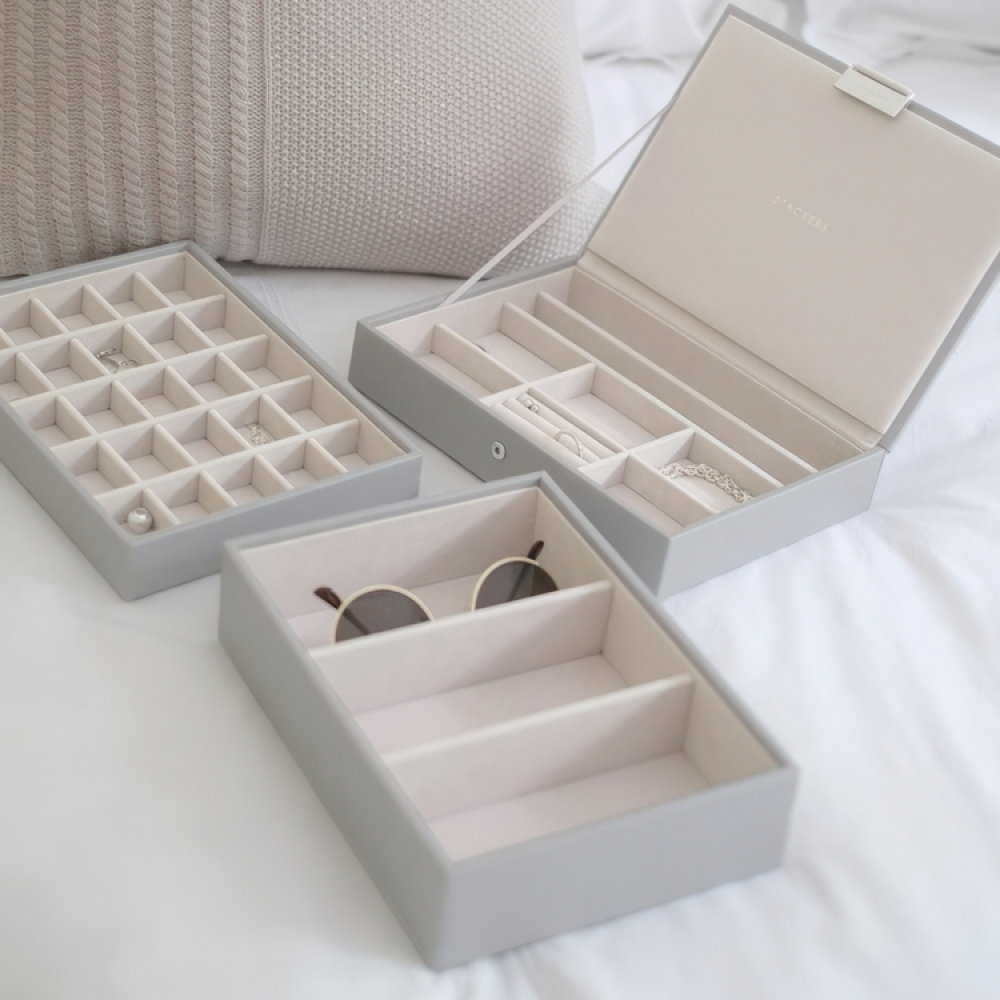 Jewellery Box, 3 layers, CLASSIC STACKERS, 25 x 18 x H 13,7 cm in the group Storage / Bedroom storage / Jewelry storage at SmartaSaker.se (42705)