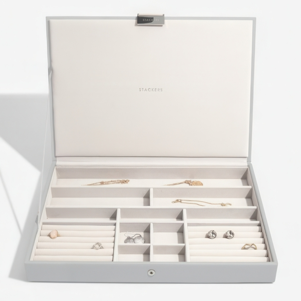 Jewellery Box, 3 layers, SUPERSIZE STACKERS, 36 x 25 x H 15,7 cm in the group Storage / Bedroom storage / Jewelry storage at SmartaSaker.se (42706)
