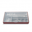 Jewelry box, BIJOUX ORGANIZER LARGE, 37 x 21,5 x H3,5 cm, Burgundy