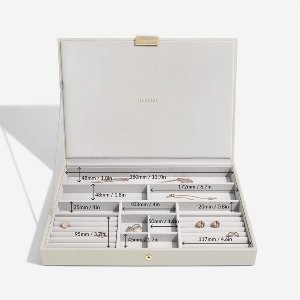 Jewellery Box, SUPERSIZE STACKERS, 36 x 25 x H 4,7 cm in the group Storage / Bedroom storage / Jewelry storage at SmartaSaker.se (42712)