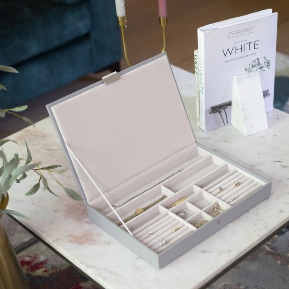 Jewellery Box, SUPERSIZE STACKERS, 36 x 25 x H 4,7 cm in the group Storage / Bedroom storage / Jewelry storage at SmartaSaker.se (42712)