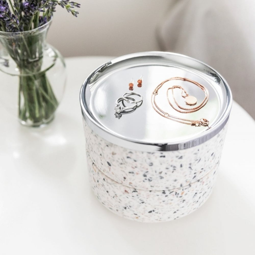 Jewelry box, Round, TESORA, Ø 12,7cm, Umbra in the group Storage / Bedroom storage / Jewelry storage at SmartaSaker.se (42715)