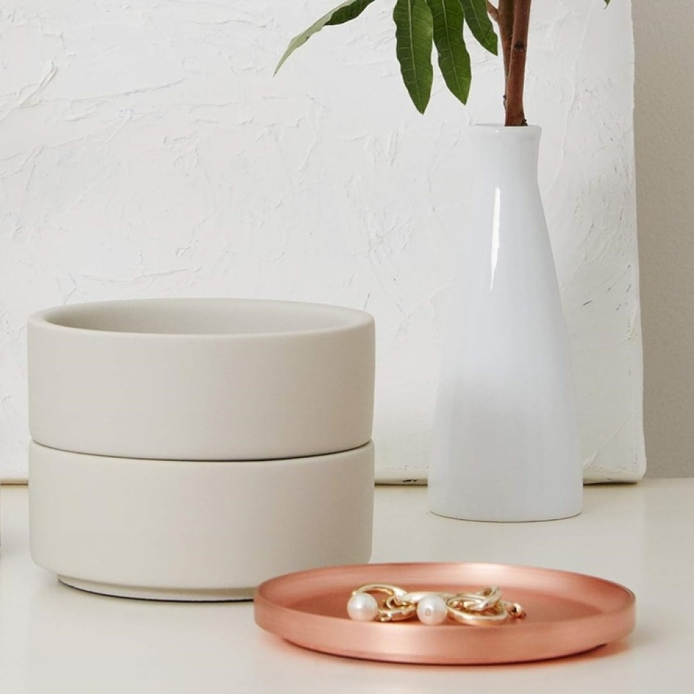 Jewelry box, Round, TESORA, Ø 12,7cm, Umbra in the group Storage / Bedroom storage / Jewelry storage at SmartaSaker.se (42715)