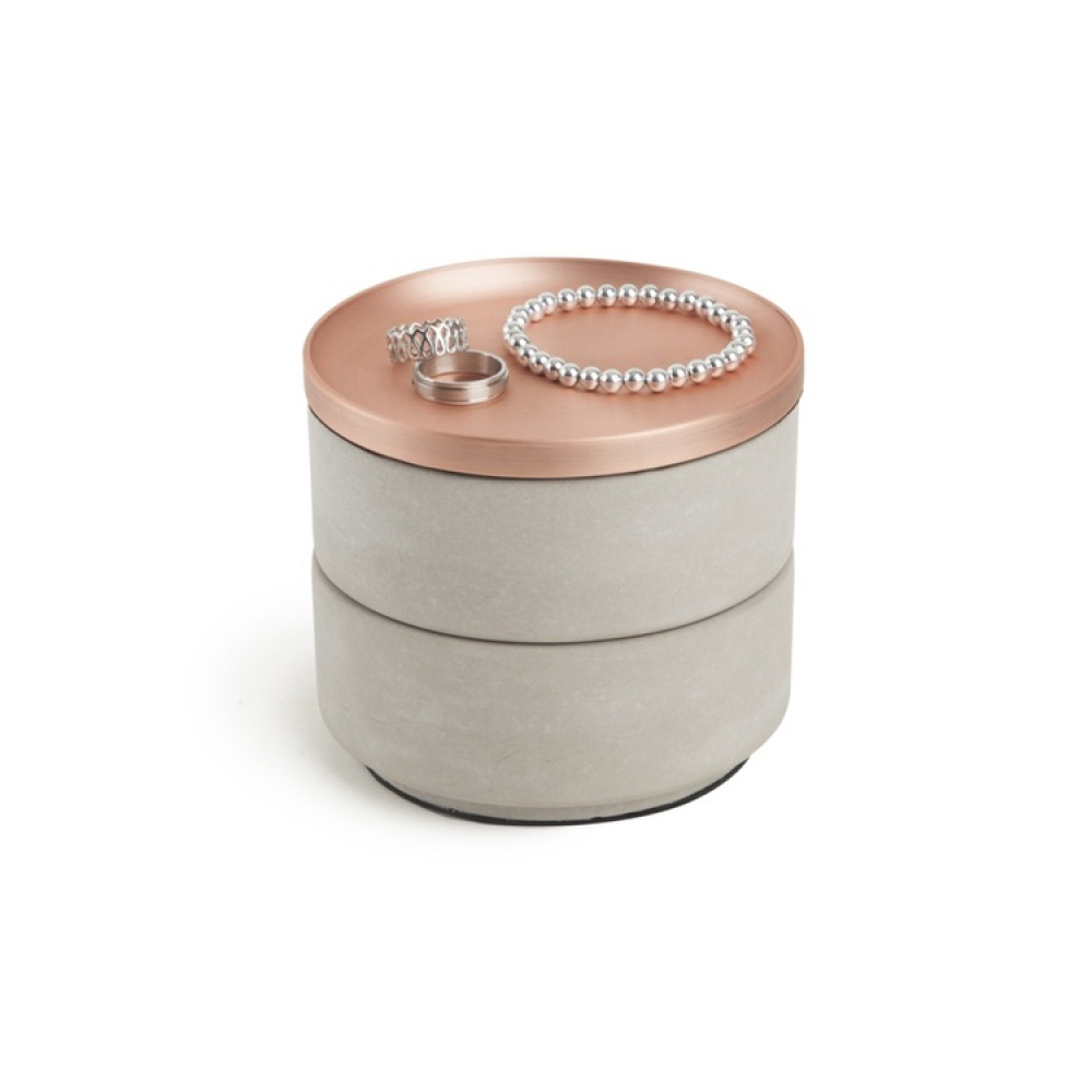 Jewelry box, Round, TESORA, Ø 12,7cm, Umbra in the group Storage / Bedroom storage / Jewelry storage at SmartaSaker.se (42715)