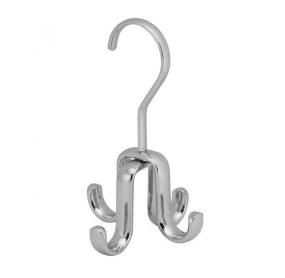 Hanger for necklaces and belts, SWIVEL ROD HOOK, Silver in the group Storage / Wardrobe storage / Hangers and hooks at SmartaSaker.se (42724)