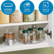 Turntable in 2 levels, KITCHEN ORGANISER LAZY SUSAN, Ø 28 cm, Transparent Turntable in 2 levels, KITCHEN ORGANISER LAZY SUSAN, Ø 28 cm, Transparent