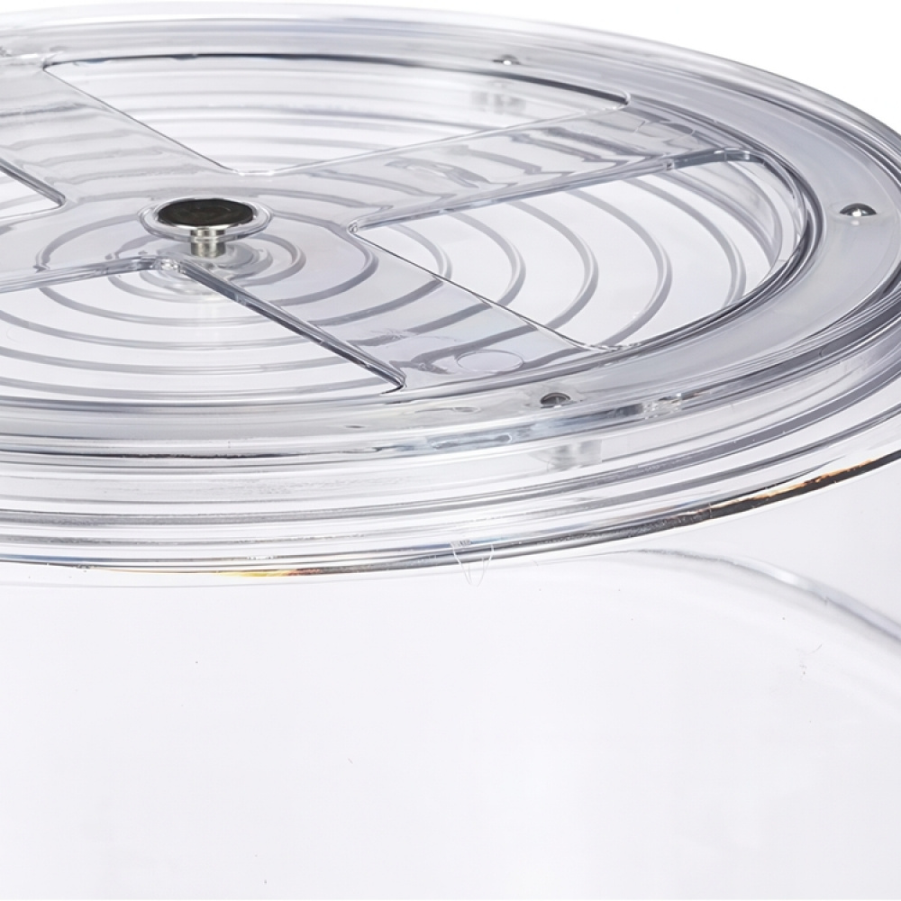 Revolving Spice Rack, LAZY SUSAN, Ø 23 cm, Transparent in the group Storage / Kitchen storage / Kitchen cabinet organizers / Spice racks at SmartaSaker.se (42726)