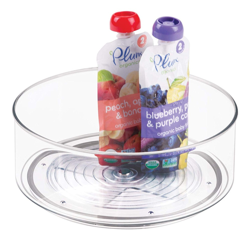 Revolving Spice Rack, LAZY SUSAN, Ø 23 cm, Transparent in the group Storage / Kitchen storage / Kitchen cabinet organizers / Spice racks at SmartaSaker.se (42726)