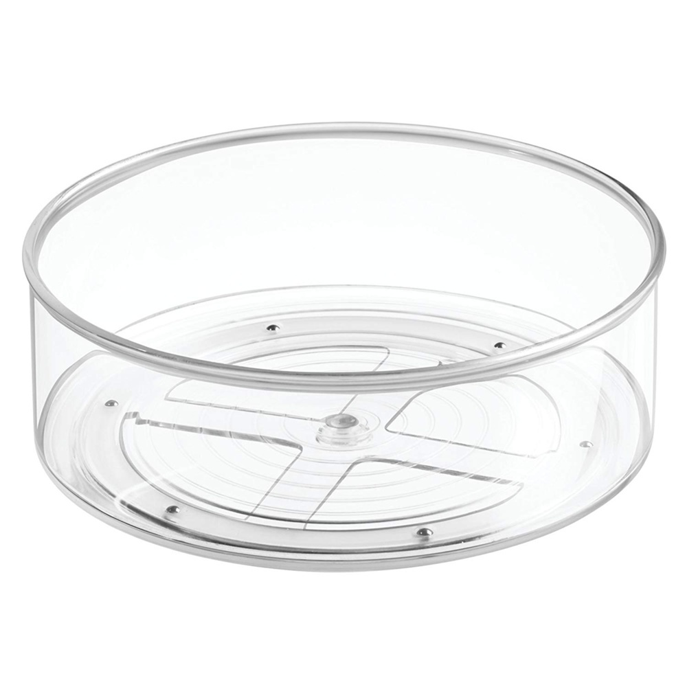 Revolving Spice Rack, LAZY SUSAN, Ø 23 cm, Transparent in the group Storage / Kitchen storage / Kitchen cabinet organizers / Spice racks at SmartaSaker.se (42726)