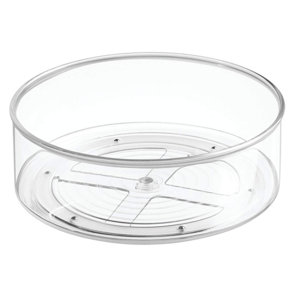 Revolving Spice Rack, LAZY SUSAN, Ø 23 cm, Transparent in the group Storage / Kitchen storage / Kitchen cabinet organizers / Spice racks at SmartaSaker.se (42726)
