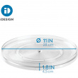 Revolving Spice Rack, RPET TURNTABLE MEDIUM, Low, Ø 28 cm, Transparent Revolving Spice Rack, RPET TURNTABLE MEDIUM, Low, Ø 28 cm, Transparent