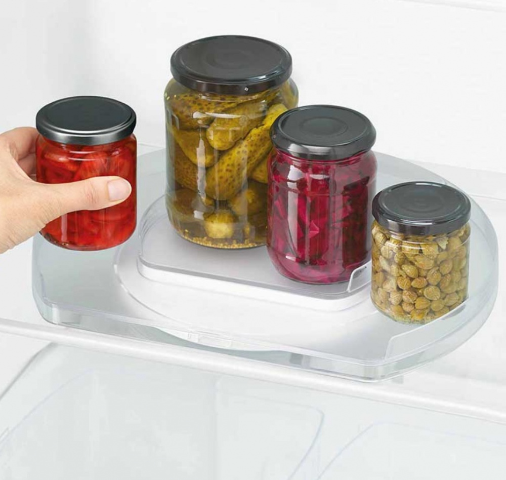 FRIDGE-STORE ROTATING ORGANISER, 33 x 28 x H 4,4 cm, Joseph Joseph, Transparent in the group Storage / Kitchen storage / Fridge storage at SmartaSaker.se (42729)