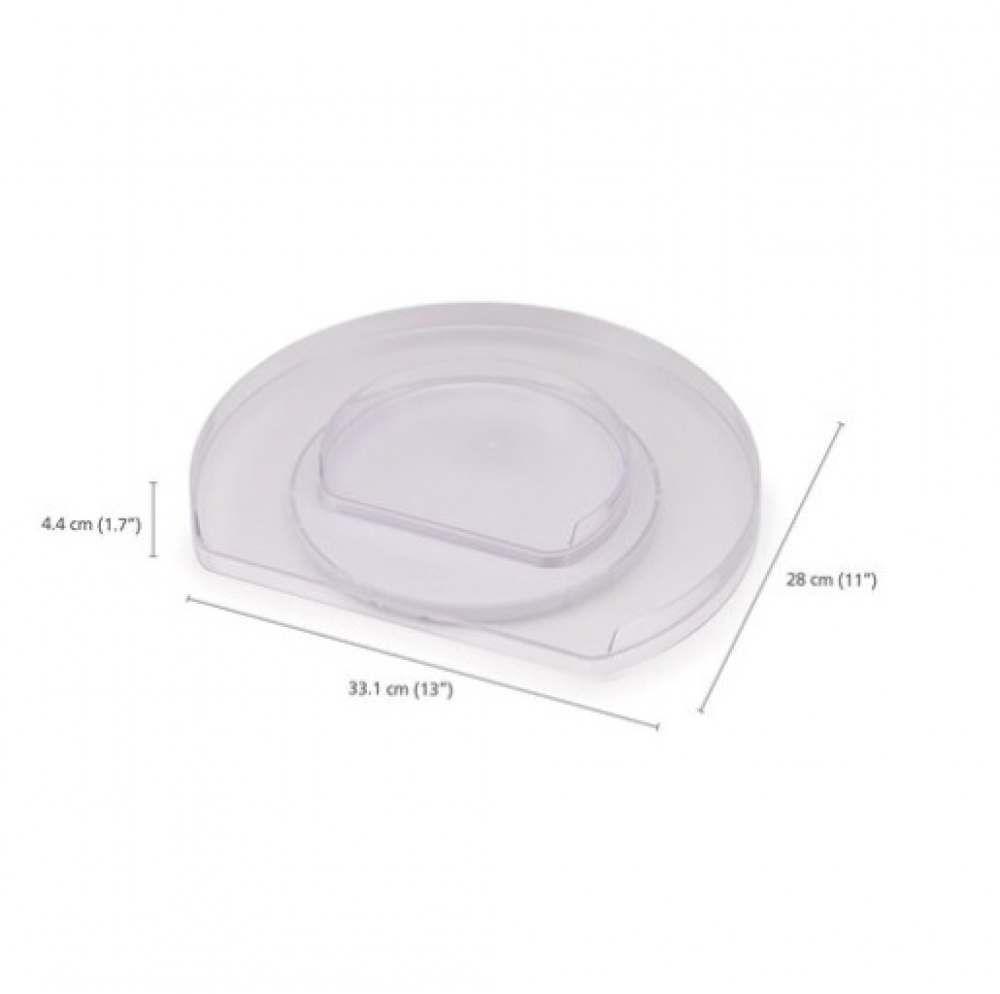 FRIDGE-STORE ROTATING ORGANISER, 33 x 28 x H 4,4 cm, Joseph Joseph, Transparent in the group Storage / Kitchen storage / Fridge storage at SmartaSaker.se (42729)