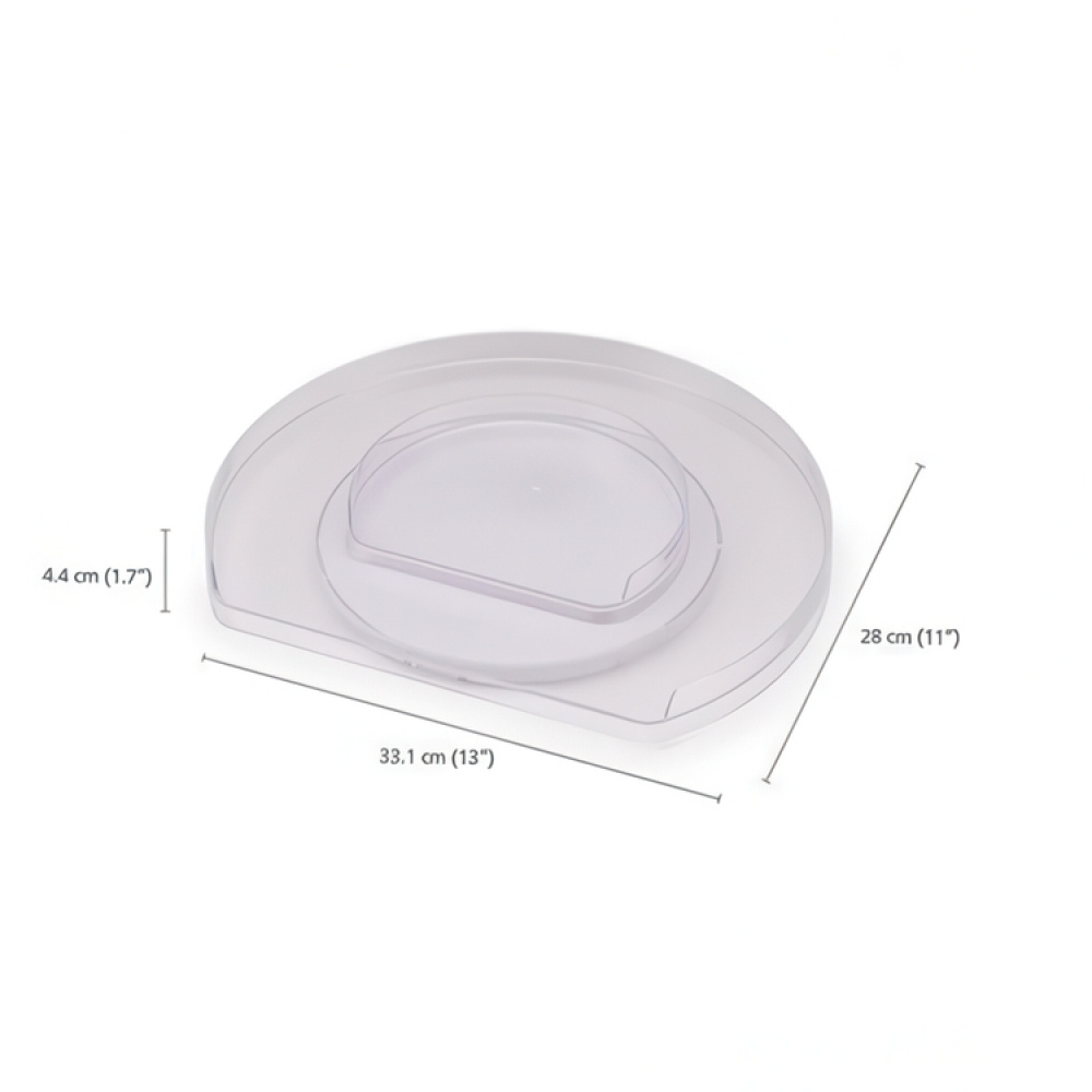 FRIDGE-STORE ROTATING ORGANISER, 33 x 28 x H 4,4 cm, Joseph Joseph, Transparent in the group Storage / Kitchen storage / Fridge storage at SmartaSaker.se (42729)