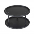 Lazy Susan in metal, 2 Tier, CUPBOARD CAROUSEL, Ø 26,5 x H 16 cm