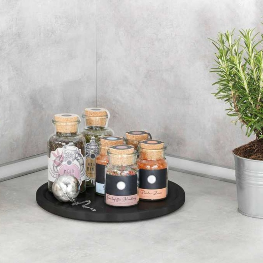 Turntable in metal, CUPBOARD CAROUSEL, Ø 26,5 x H 2 cm in the group Storage / Kitchen storage / Storage bins and jars at SmartaSaker.se (42731)