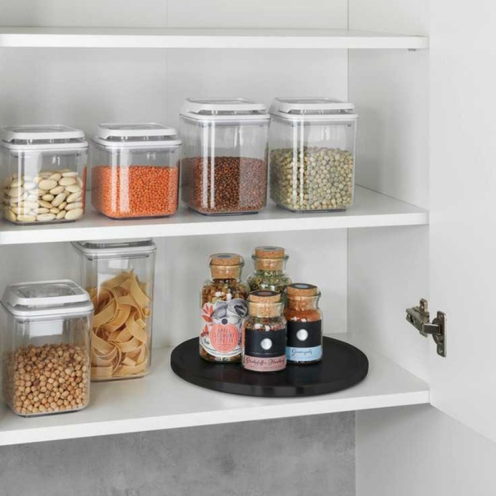 Turntable in metal, CUPBOARD CAROUSEL, Ø 26,5 x H 2 cm in the group Storage / Kitchen storage / Storage bins and jars at SmartaSaker.se (42731)