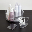 Turntable with 4 sections, 1 bin, THE HOME EDIT LAZY SUSAN, Ø 29,2 cm, Transparent Turntable with 4 sections, 1 bin, THE HOME EDIT LAZY SUSAN, Ø 29,2 cm, Transparent